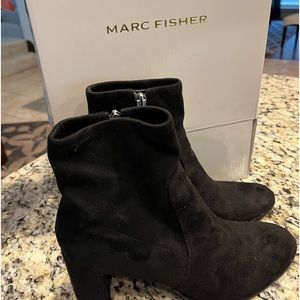Marc Fisher Black suede boots